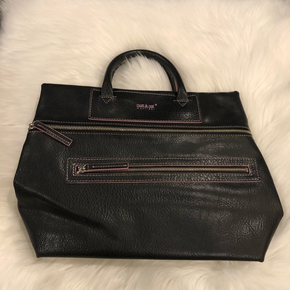 Matt & Nat Handbags - Matt & Nat Black & Pink Handbag